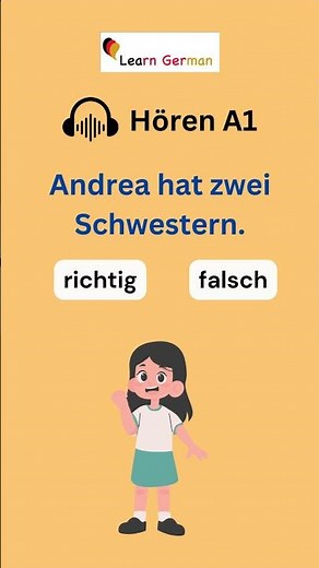 A1 Hören üben | Übung 1 | Easy German Listening for Beginners | Learn German