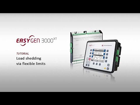 Woodward easygen-3000XT training Part 5: Load Shedding