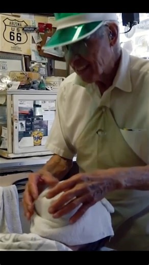 "Have you ever been shaved by a barber before? ... I'm talking about a REAL barber not just a barber!" -Angel Delgadillo of Angel & Vilma Delgadillo's Original Route 66 Gift Shop✨ This year Angel celebrated his 98th birthday, and he & Vilma also reached an incredible milestone - 66 years of marriage❣️🎉🎊🍰🙌🏼🤗💕 #route66 #wetshave #haircutharry #youtubechannel | Haircut Harry