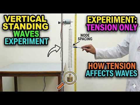 Watch Standing Waves Form in Real Time! | Engineering Physics Experiment | TMSL PHYSICE PROJECT