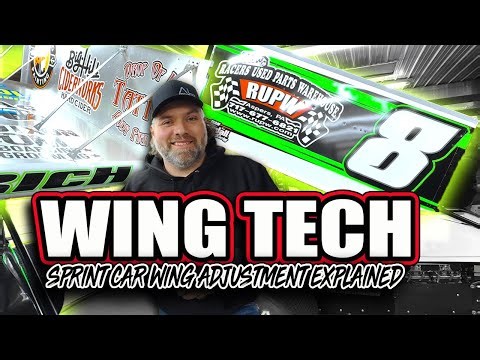 How Sprint Car Wing Adjustments Work Plus When & Why They Are Used On The Track - Dirt Track Racing