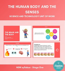 Stage One Science and Technology - The Human Body and the Senses Unit of Work