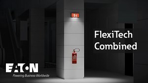 FlexiTech Combined - Exit sign and Safety light functions in one luminaire​ - Eaton videos
