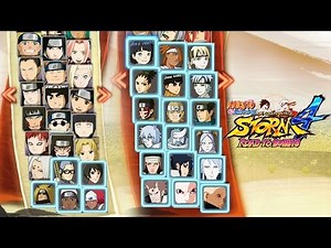 Naruto Storm 4: Road to Boruto - COMPLETE FULL ROSTER!!