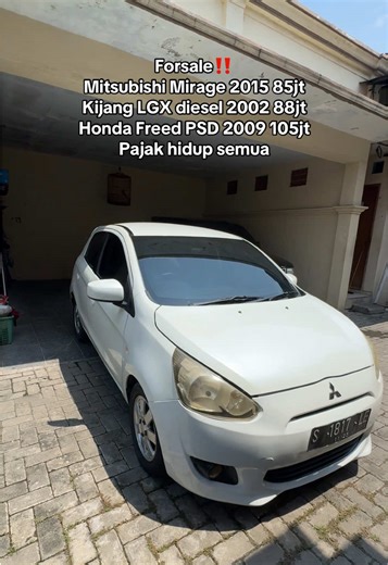 Baru masuk bosku 2 unit Mitsubishi mirage 2015 mt Honda freed psd 2009 at Info lebih lanjut 📍Kota Probolinggo, Jawa Timur ☎️ 085855280871 #jualmobil #mitsubishimirage #hondafreed #masukberandamu #fyp