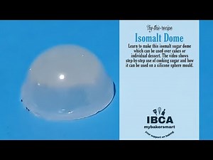 Isomalt dome tutorial || how to make Isomalt dome || sugar dome || mybakersmart