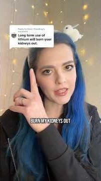 My response to hearing that long term use of lithium will burn your kidneys out #lithium