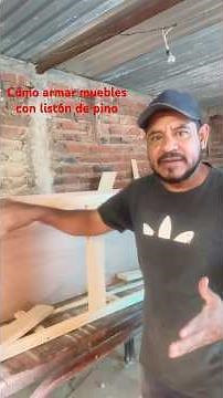 Cómo hacer alacenas con listón de pino