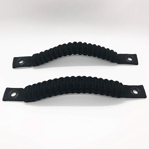 Paracord Grab Handles for Jeep® Wrangler 2007-18 JK, JKU Rear Sound bar or Front A-Pillar (PAIR of 2) Made in USA - 550 Paracord, Bartact