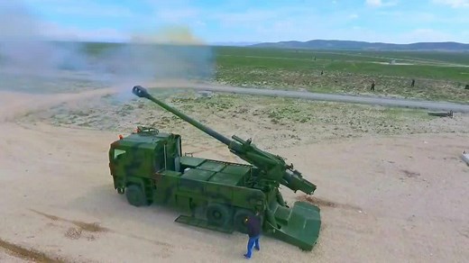 44K views · 2.3K reactions | MKE Yavuz is a truck-mounted solution for the Panter howitzer with the chassis being a 6×6 truck MKEK has specifically developed for the project. The T-155 155mm Panter (Panther) towed howitzer is a completely Turkish designed and manufactured 155 mm 52 caliber with 40 km Range howitzer that can be towed or can be self propelled. Read more https://wp.me/p3avY4-aq | Military Leak | Facebook
