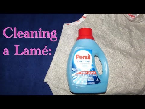 How to Clean a Lamé