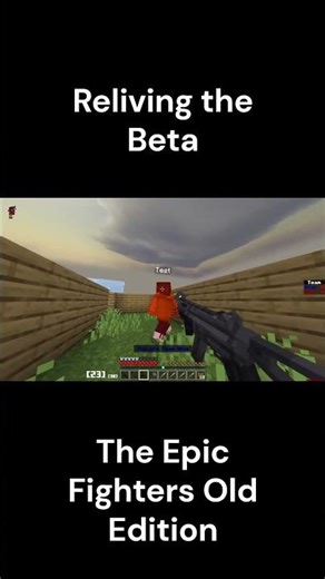 Reliving the Beta of The Epic Fighters Map for Minecraft PE #minecraft #gaming #minecraftbuilding
