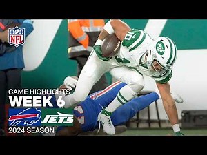 Buffalo Bills vs. New York Jets Game Highlights | NFL 2024 Season Week 6