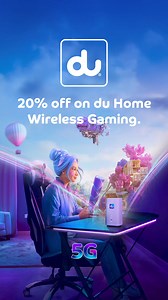 Embark on an epic gaming journey with the du Home Wireless Gaming and take your gaming to new heights. | du