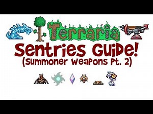 ALL/BEST Terraria Sentry Summons Guide! (Summoning Staffs/Weapons, Sentries vs Minions Class)