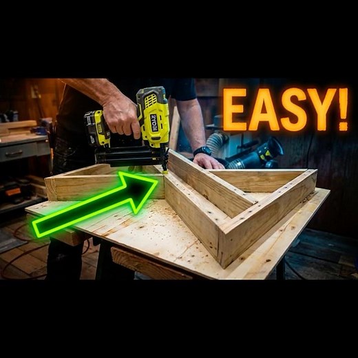 The Easiest Way To Build Modern Table Legs (From Pallets) #shorts