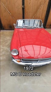 1972 MG B Roadster. 41 years, one owner. 45,148 km. Unrestored.