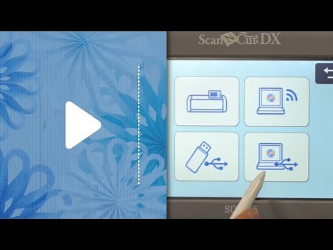 CanvasWorkspace for PC and Mac - How to Transfer an FCM File to ScanNCut DX via a USB Cable global