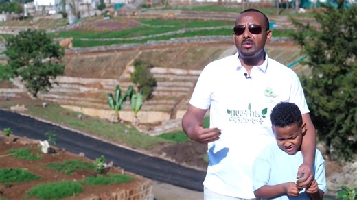 Prime Minister Abiy Ahmed Ali "It's appropriate to implement the Green Legacy Initiative in carefully selected areas suitable for seedling growth, and I invite all citizens to join hands in planting and greening #Ethiopia ." | The Ministry of Foreign Affairs of Ethiopia
