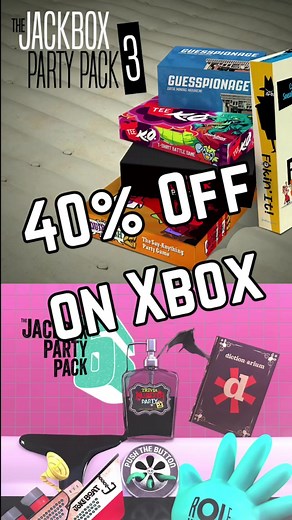 Party Pack 3 and 6 are now 40% off on Xbox 👀