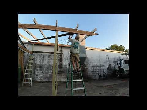 DIY Boat shed build to house The Center Console Project Boat.