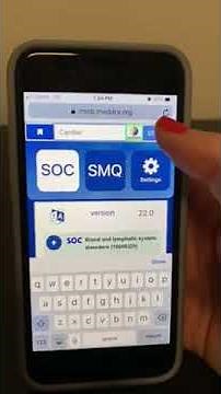 MedDRA Mobile Browser General How-To