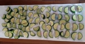 Comment congeler des courgettes du potager ?