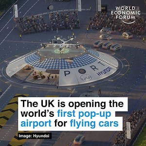 Say hello to the world's smallest airport. 📕 Read more: https://buff.ly/3a1qw7o | World Economic Forum