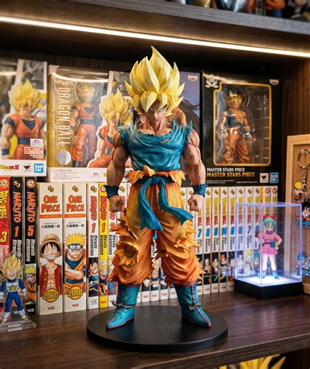 Dragon Ball Z Son Goku Super Saiyan Figure, Anime SSJ Goku PVC Statue, 11 Inch/28cm Collectible Model, Office Desktop Decor, Gift for Fan - Etsy UK