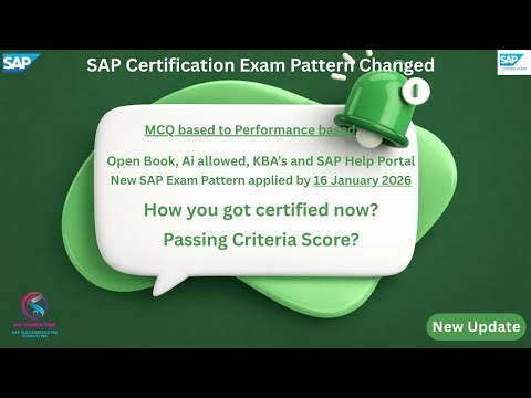 List of SAP Certifications with New Exam Pattern (Official SAP Update)