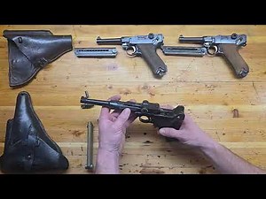 P08 Luger, disassembly and reassembly