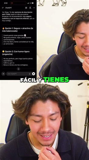 Tinder: Creamos Perfil Viral con Ignacio #shorts