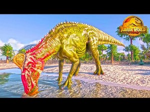 Edmontosaurus 🦕 PERFECT HABITAT in Jurassic World Evolution 2 | Dinosaur Enclosure