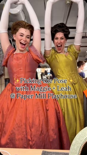 Maggie Gidden on Instagram: "We are accepting bow pose ideas! Send them our way pls 😎✨ #musicaltheater #frozen #disney #papermillplayhouse #actor"