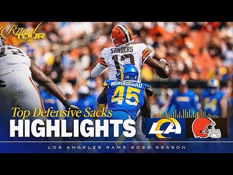 Highlights: Rams Top Defensive Sacks vs. Browns