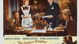 The Farmer's Daughter 1947 with Loretta Young, Joseph Cotten, Ethel Barrymore and Charles Bickford Plot
