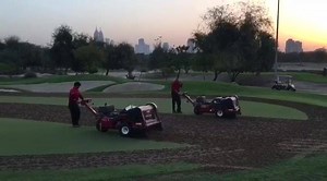 1.1K views · 56 reactions | Our fantastic golf course maintenance team has been hard at work working on the Faldo course this week! | Emirates Golf Club | Facebook