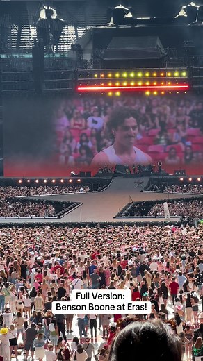 Benson Boone Sings 'Beautiful Things' at Taylor Swift's Eras Tour Wembley