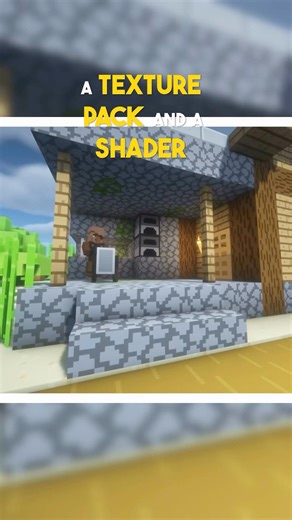 Make Minecraft Look Just Like The Trailers #minecraftshorts #minecrafttexturepack #minecraftjava