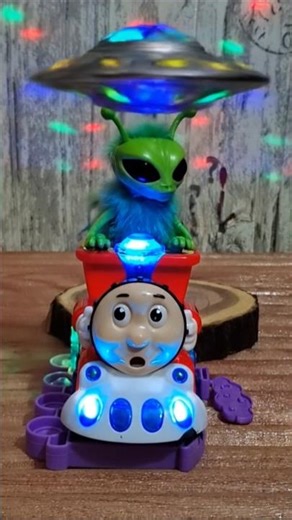 Thomas the Tank Engine VS SPACE INVADER! 👽🚂 He Tried To Steal Thomas! #ThomasTheTrain #AlienInvasion