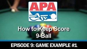 Brush up on your 9-Ball scorekeeping skills! In this short video we show a game example. | American Poolplayers Association - APA