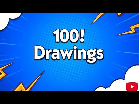 100 Minimal Drawings in 1 Video | Aesthetic Sketch Compilation