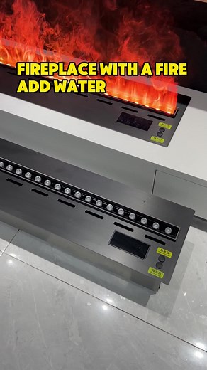 3D Atomizing Fireplace: A Unique Water-Activated Decor