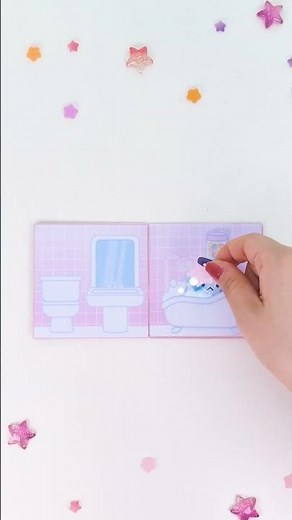 귀여운 미니 별사탕 키우기🌠 | DIY 종이놀이 | 무료도안