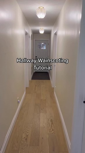 DIY Hallway Wainscoting Tutorial: Design and Home Improvement Ideas