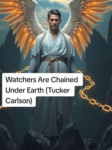 Watchers Are Chained Under Earth, (Tucker Carlson) Tucker Carlson discussed Genesis 6 fallen angels breeding with humans. Ancient texts describe where the Watchers are imprisoned now. Book of Enoch says Azazel bound in desert under rocks, others bound in valleys of earth for 70 generations until judgment. Book of Jubilees says Watchers bound in depths of earth. Revelation 9:14 describes four angels bound at Euphrates River. Tucker Carlson Watchers, Watchers imprisoned under earth, Euphrates boun