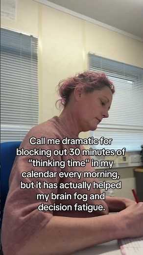 Blocking 30 minutes of "thinking time" every morning, has helped my brain fog and decision fatigue.
