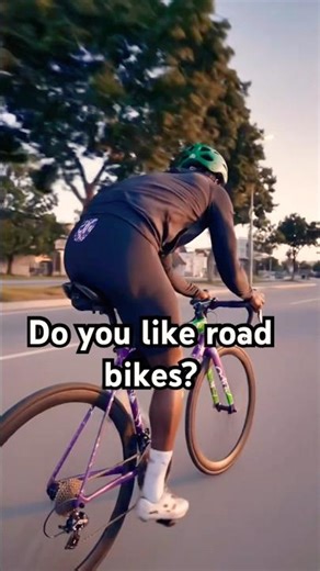 Road bikes are the fastest in Pedal machine on the road