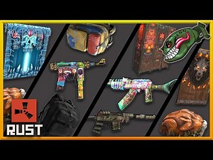 Rust Skins | Blackout & Large Hazmat Backpacks, Popstar, Tank Armor SAR, Thanksgiving Turkey #401