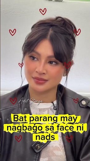 may nagbago ata sa face ni nadine!#nadinelustre #filipinoactress